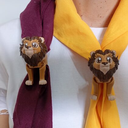 Arganel 3D Leão - articulado